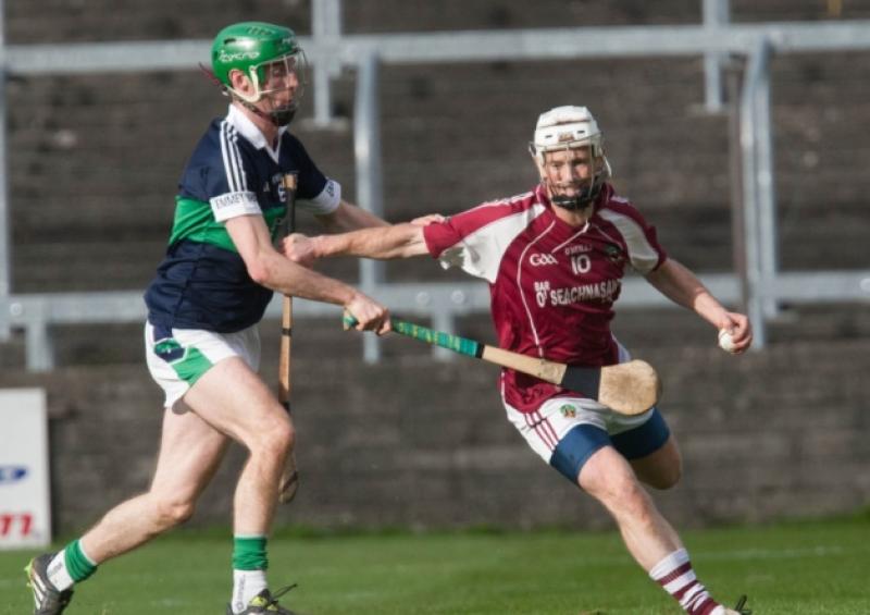Eamon Jackman comes out of defence for Ballinakill against Bray Emmets in the Leinster Club Intermediate Hurling Championship at O'Moore Park.Picture: Alf Harvey/hrphoto.ie