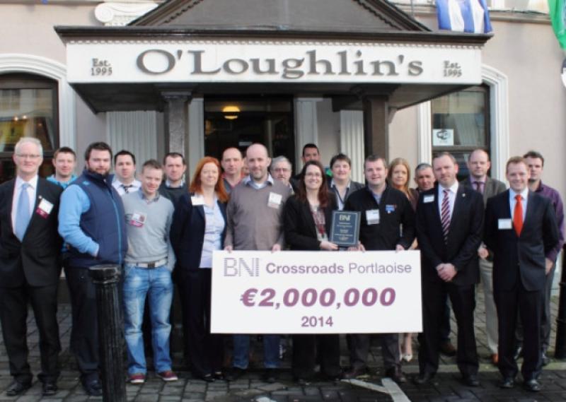 Portlaoise business group called the Crossroads BNI have hit the �2 million euro of invoiced business. Pic: twistedpixelsphotography.com