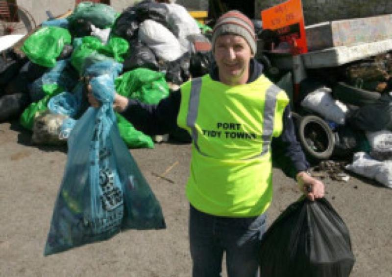David Maher on a previous clean up intPhoto: Michael Scully .