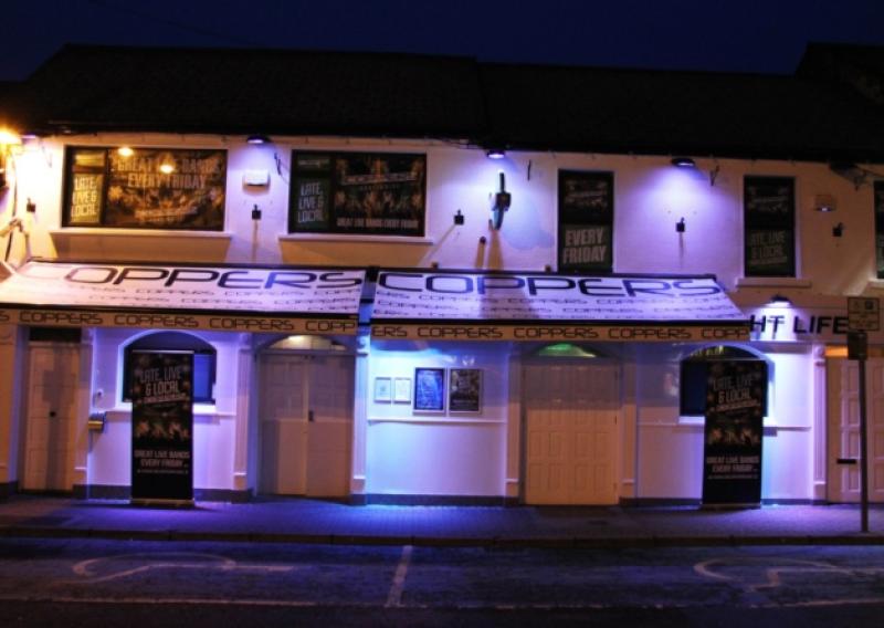 Coppers at night.