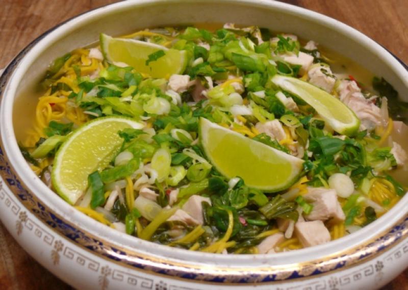 Imelda Tynan's thai chicken noodle soup.