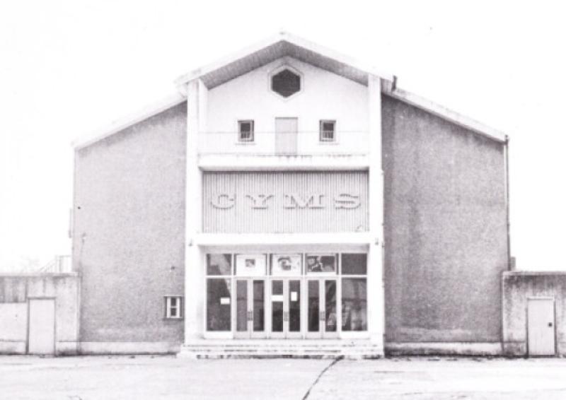 CYMS Cinema in Mountmellick, pictured in 1971.
