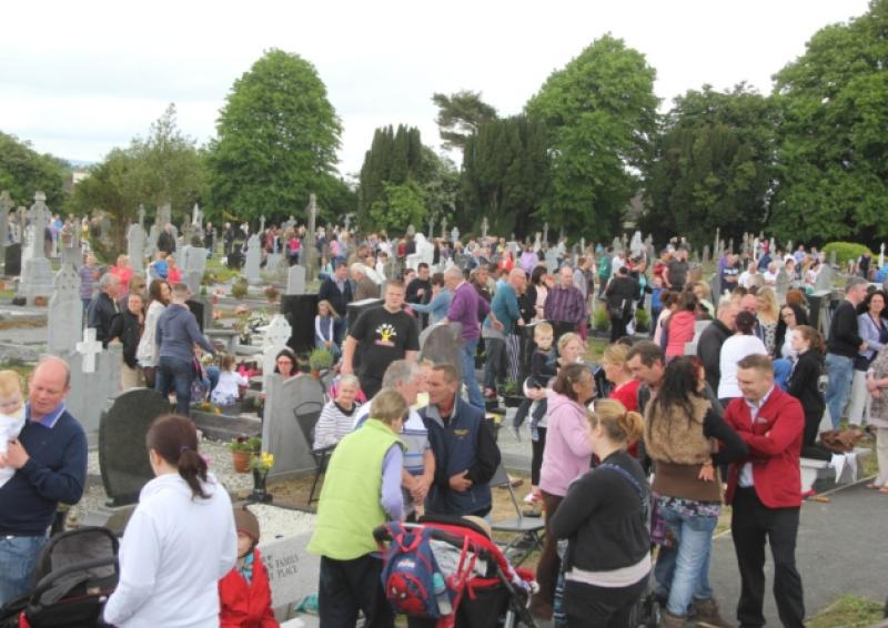 Annual SS Peter and Pauls Portlaoise Cemetery Mass. Pic: Tim Keane