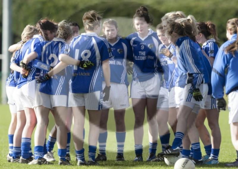 A final few word for Laois before taking on Donegal in the Ladies NFL at Crettyard.Picture: Alf Harvey/hrphoto.ie