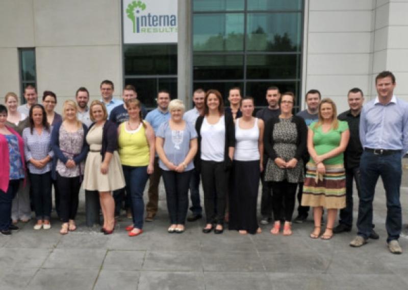 Management and Staff of Internal Results,who have moved to the IDA Business & Technology Park in Portlaoise.                  Photo Kevin Byrne
