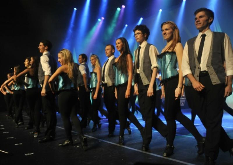 Take to the Floor: the cast of dancers in the Riverdance backed show, which comes to the UCH on August 11