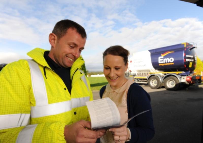 Emo Oil makes festive delivery.