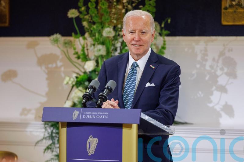 Biden presented with brick from his family’s ancestral home in Co Mayo