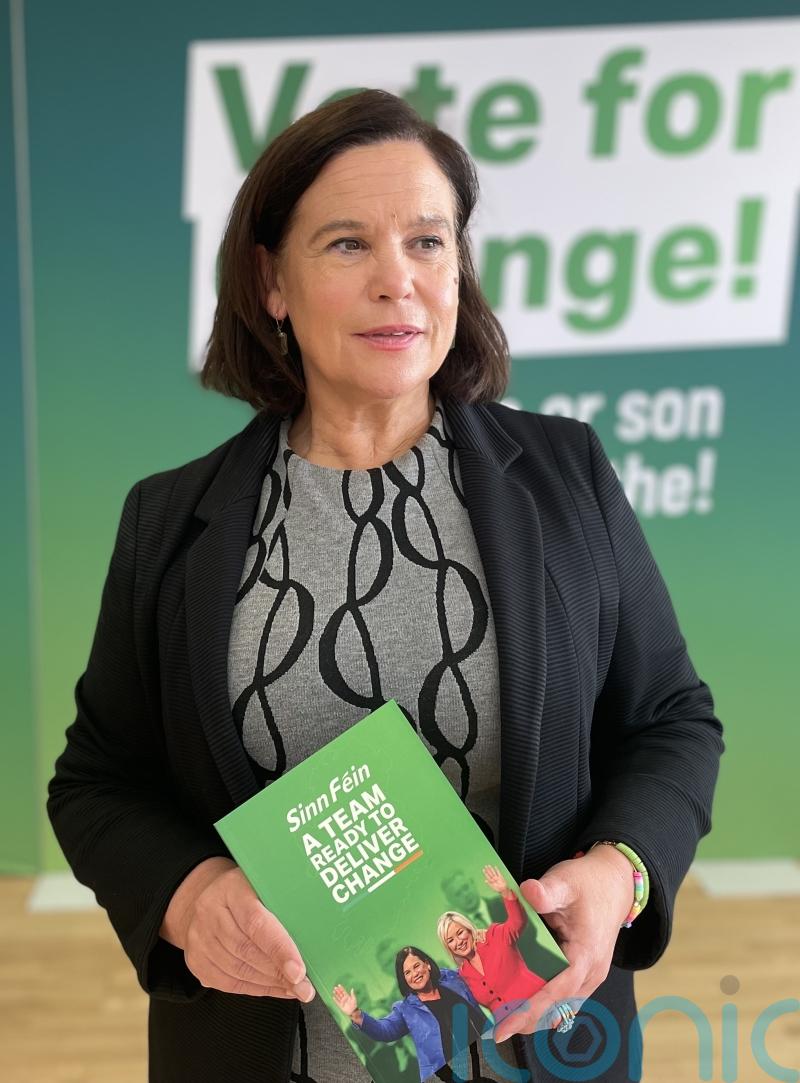 Support for Sinn Fein ‘has come back very strongly’, Mary Lou McDonald says