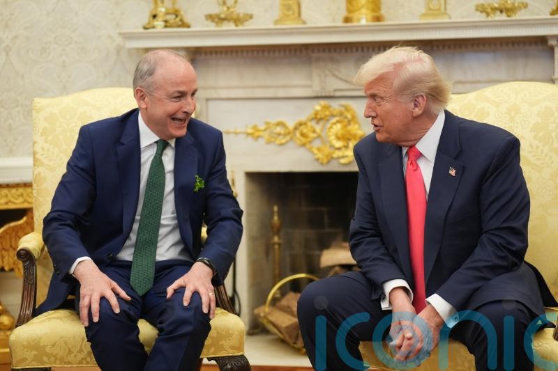 ‘I love the Irish’, Donald Trump tells shamrock ceremony in Washington
