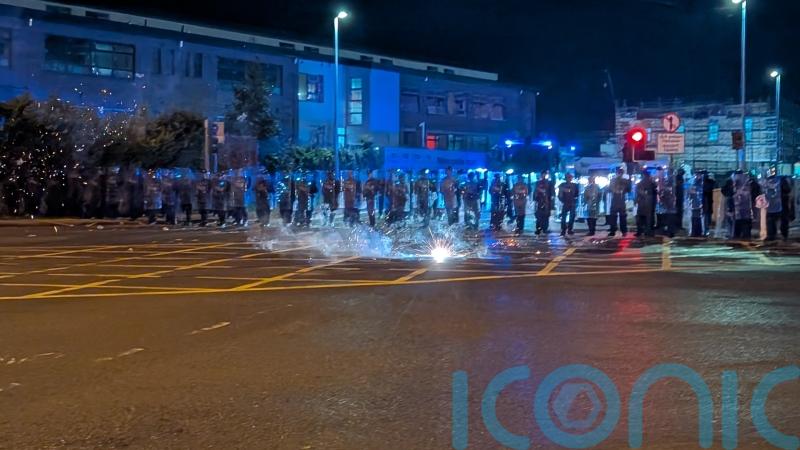Five men appear in court charged following disorder in Dublin