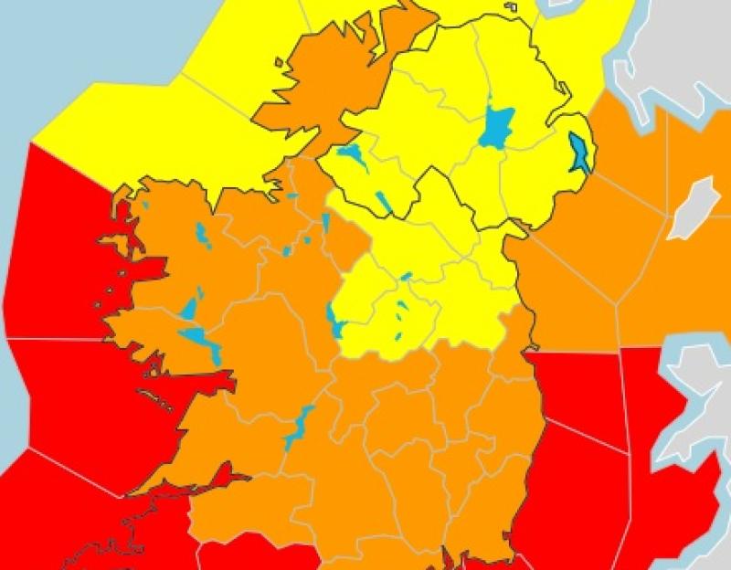 Storm Eunice: Laois upgraded to Orange wind warning