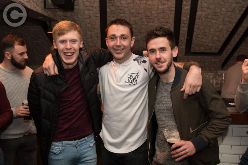 Oisin Fitzpatrick, Jody Dillon and Mark Brennan. Photo Denis Byrne.