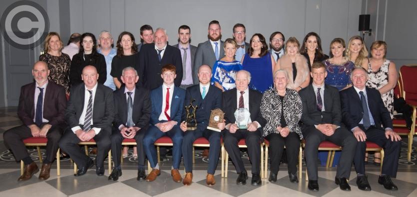 Borris in Ossory Kilcotton at the Laois GAA awards. Picture: Alf Harvey/HRPhoto.ie
