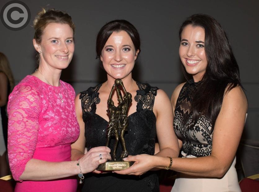Martha Kirwan (Shanahoe) celebrates with her sisters Mary and Noirin. Picture: Alf Harvey/HRPhoto.ie