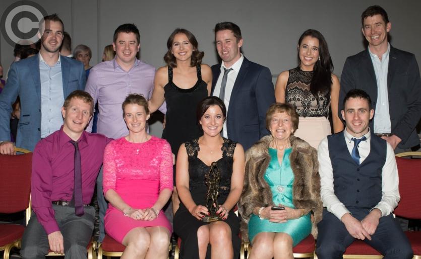 Martha Kirwan (Shanahoe) celebrates with family and friends. Picture: Alf Harvey/HRPhoto.ie