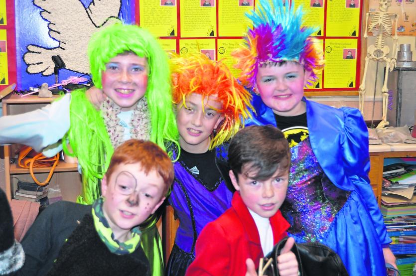 Panto performers in Errill NS