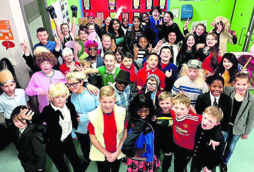 Joint fifth and sixth class Christmas performers at Portlaoise Educate Together