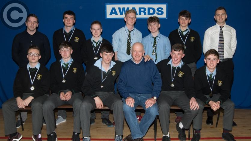 The Senior A Football group with Eamon Whelan.