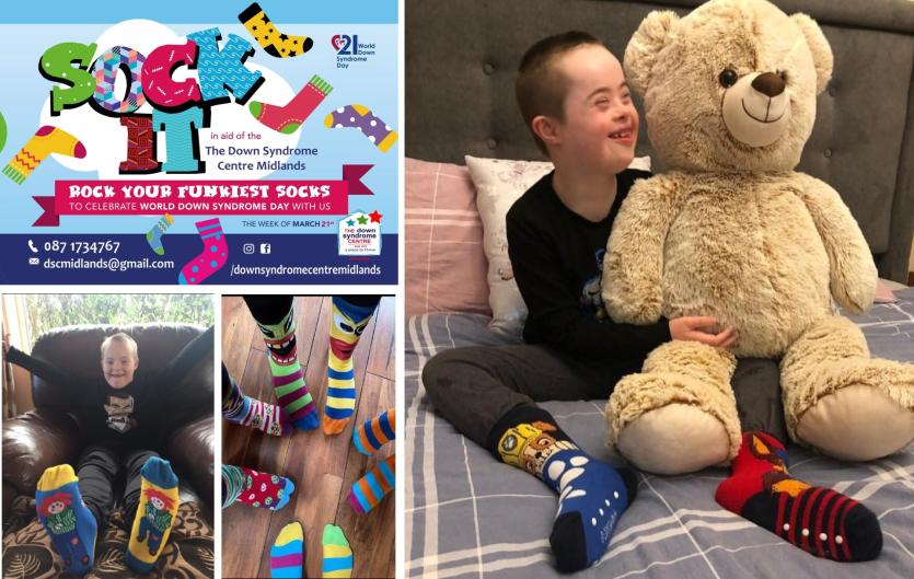 GALLERY Laois kids rocking their socks for World Down Syndrome Day