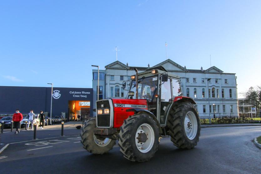 IN PICTURES Student tractors cross the Laois Carlow border for farming