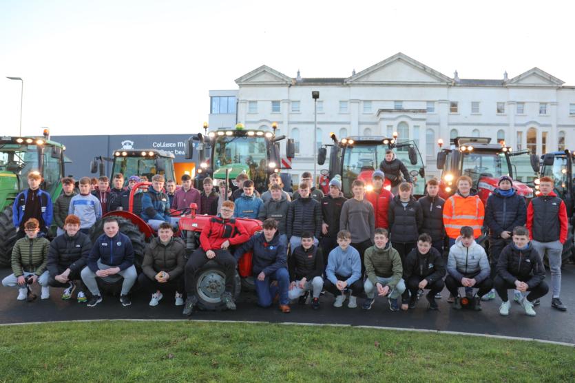 IN PICTURES Student tractors cross the Laois Carlow border for farming