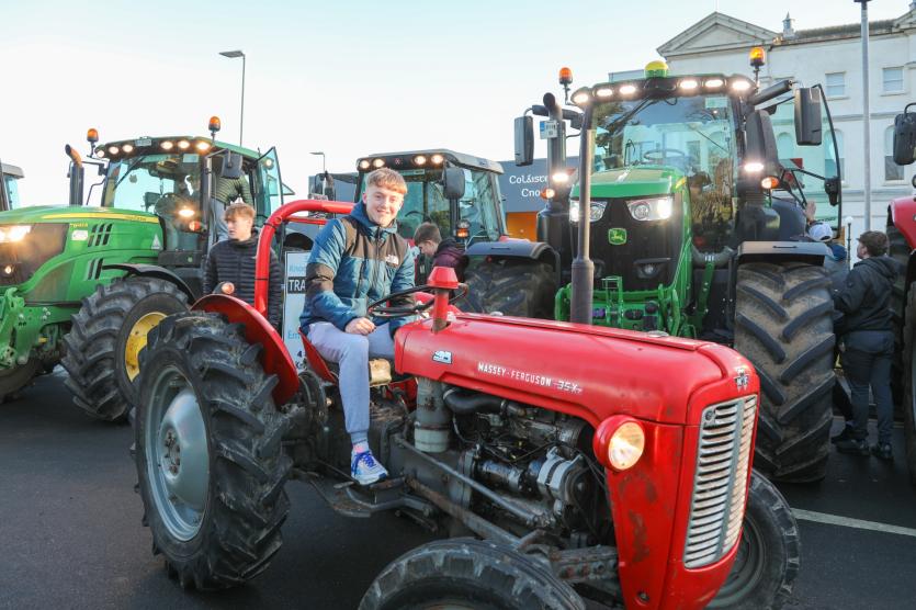 IN PICTURES Student tractors cross the Laois Carlow border for farming