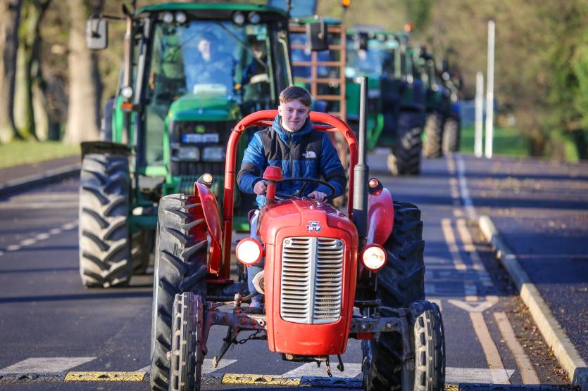 IN PICTURES Student tractors cross the Laois Carlow border for farming