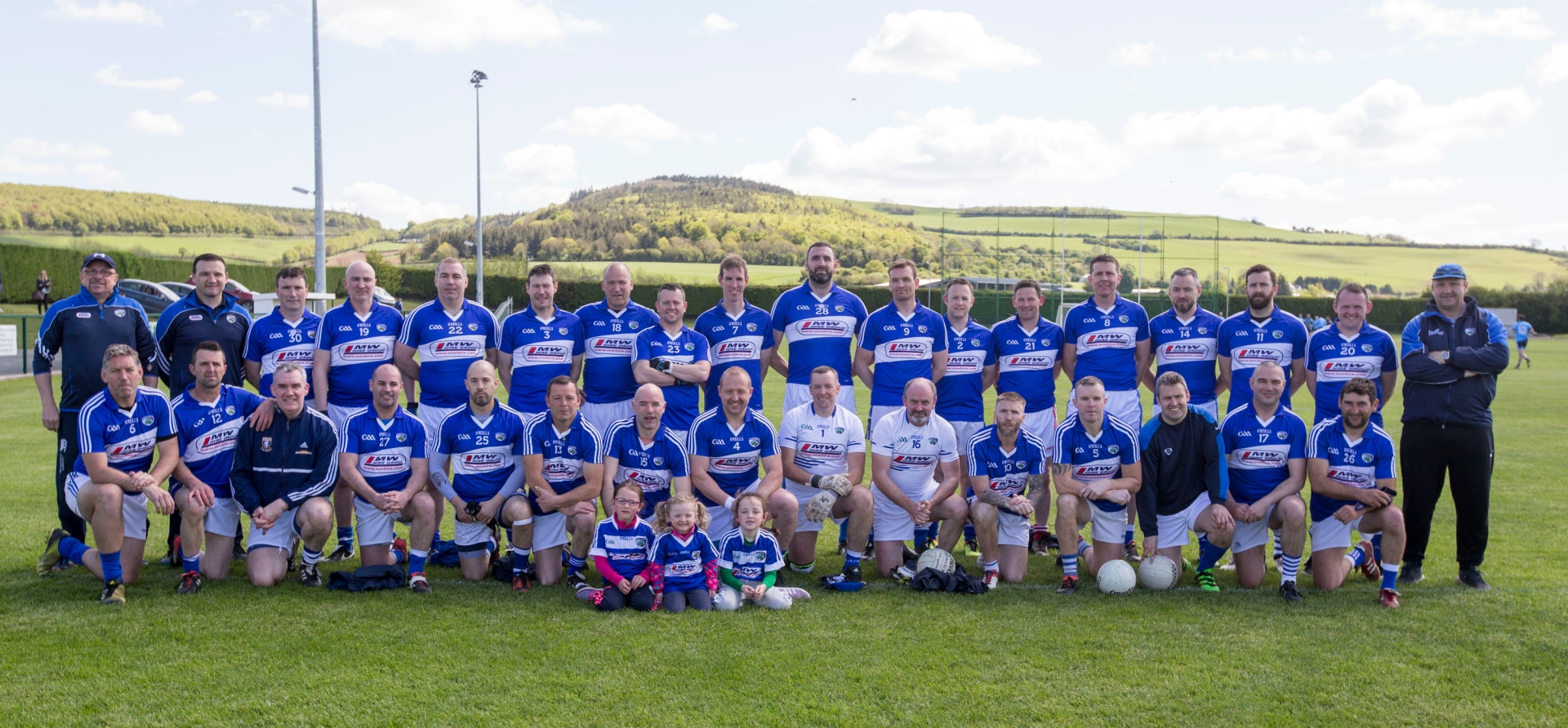 Laois who played Dublin in the All Ireland Masters Football Championship at Stradbally. Picture: Alf Harvey.